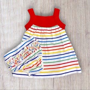 Hanna Andersson dress and diaper cover, 12-18 mths